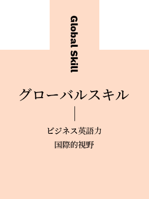 グローバルスキル(ビジネス英語力/国際的視野)